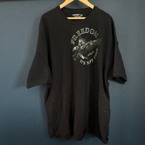 Freedom Graphic Black Men's T-Shirt